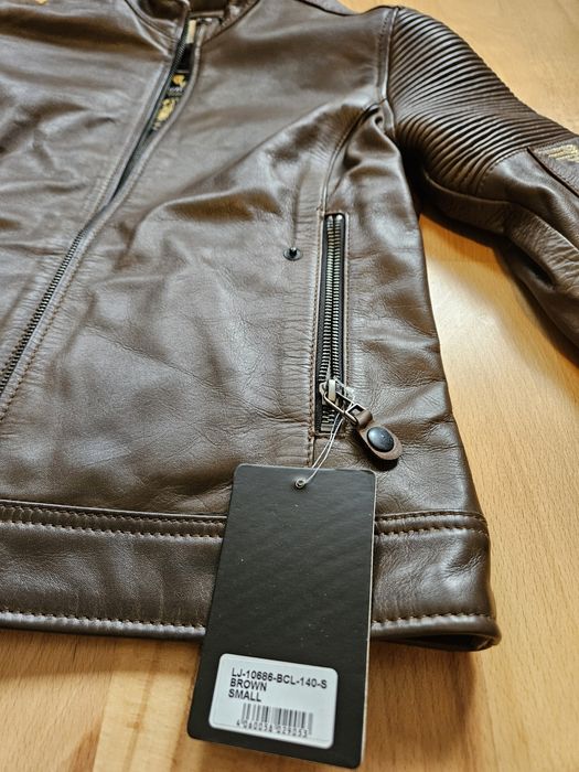 Чисто ново дамско кожено мото яке S – Black Cafe London