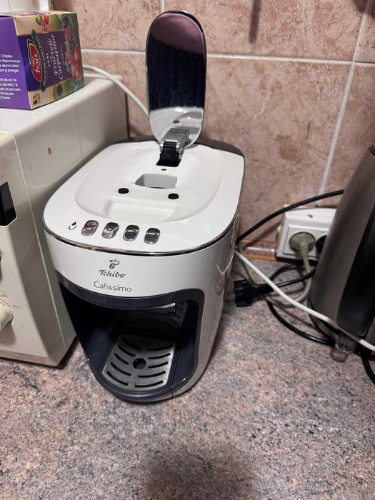 Tchibo Cafissimo mini Classy White, 1500 W, Presiune 3 nivele, 650 ml