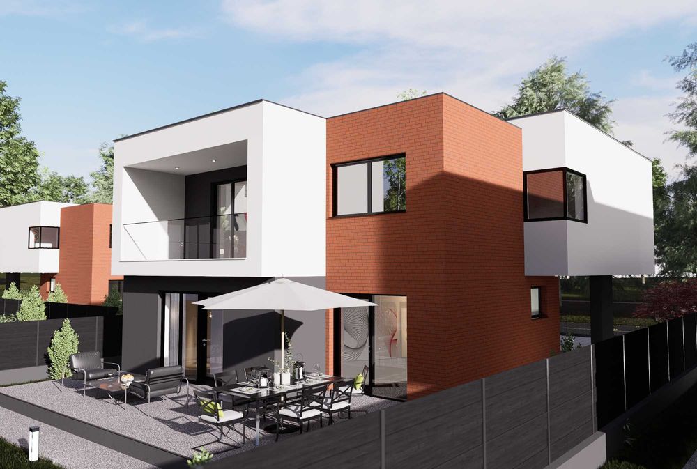 Casa Deosebita cu arhitectura minimalista, TVA inclus - More