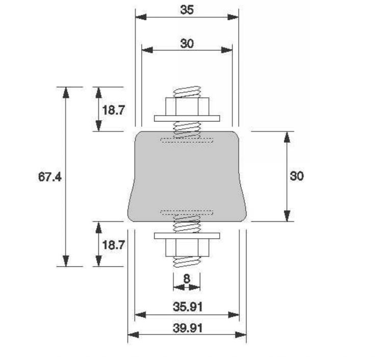 Антивибрационни тампони за климатик на едро и дребно