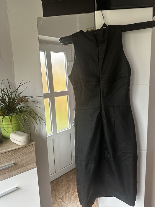 Rochie din piele ecologica