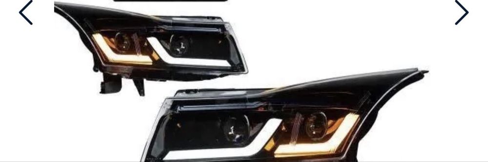 Фары chevrolet cruze bmw style