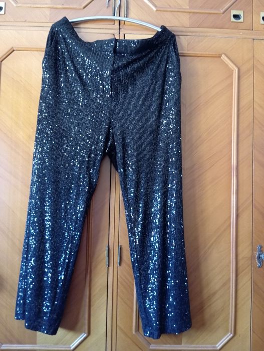 Pantaloni de ocazie paiete