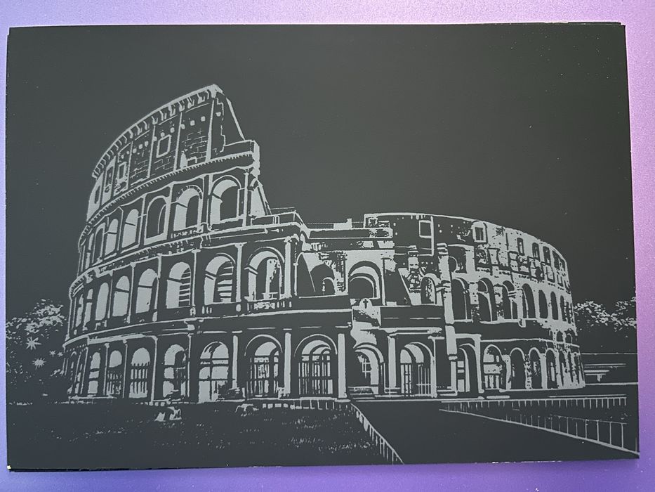 Скреч карта тип оцветяванка