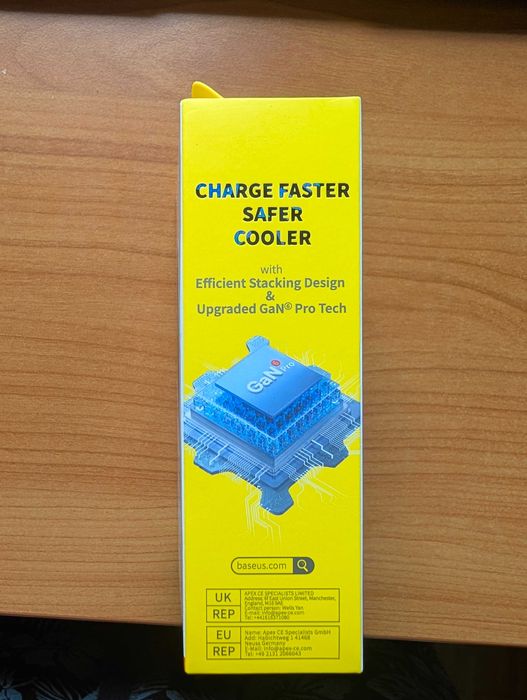 Încărcător rapid Baseus PicoGo 1C 45W GaN, USB-C, PD/QC – NOU, nefolosit