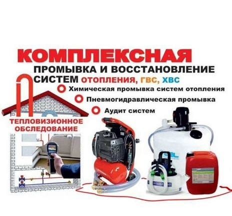 Промывка системы отопления в частном доме