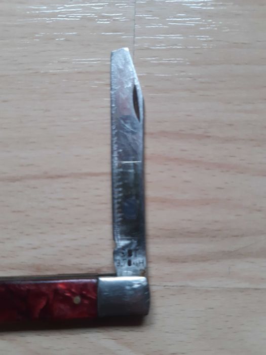 Колекционерско джобно ножче "ВТ" с дефект, ретро