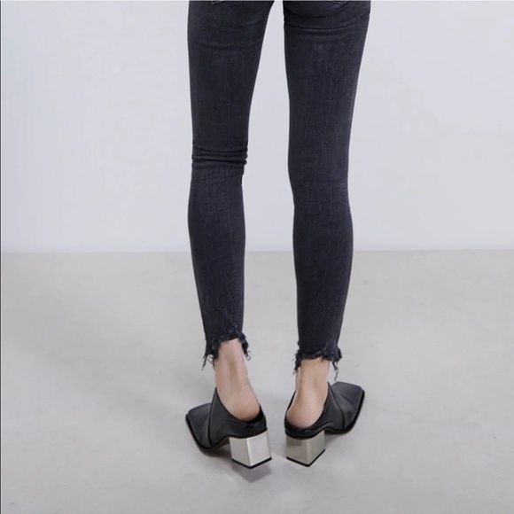 Нови кожени обувки (mules) Zara, номер 38