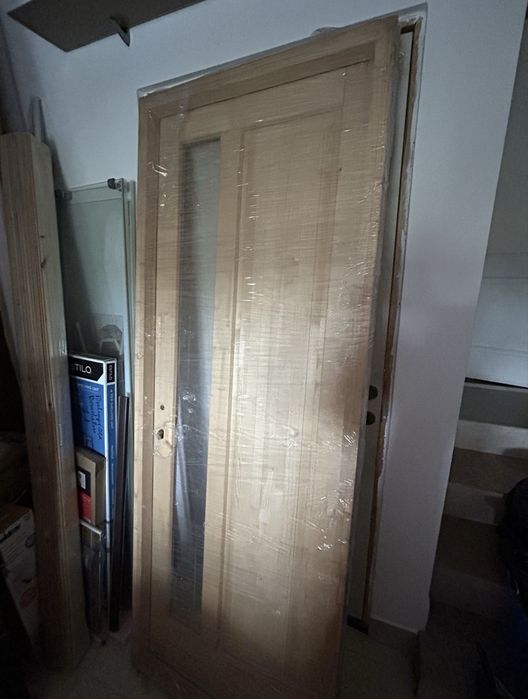 Vand usa lemn masiv molid