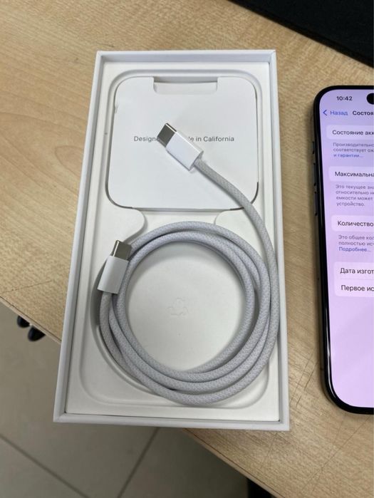 Iphone 15 pro 256Gb blue 100%