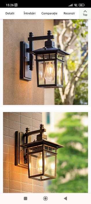 Lampa electrica model vintage noua
