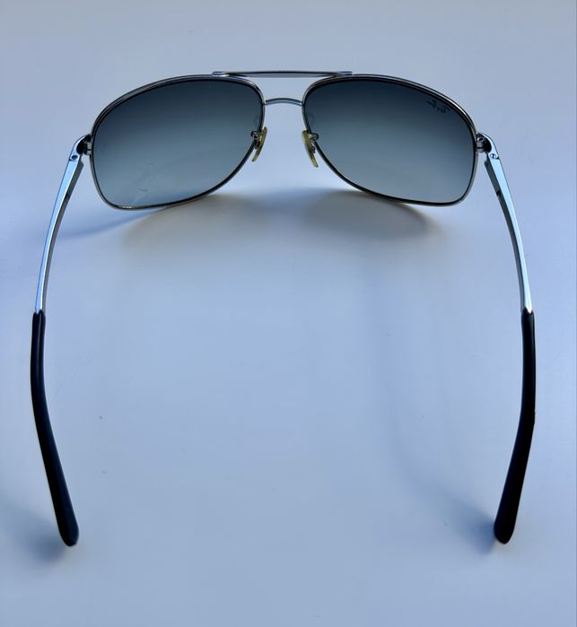 Ray Ban RB3387 Aviator Gunmetal Grey Gradient Italy