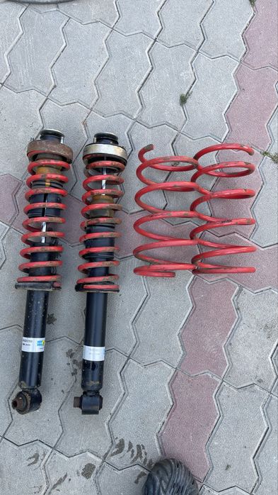 Заниженые пружины на бмв е34, bmw e34