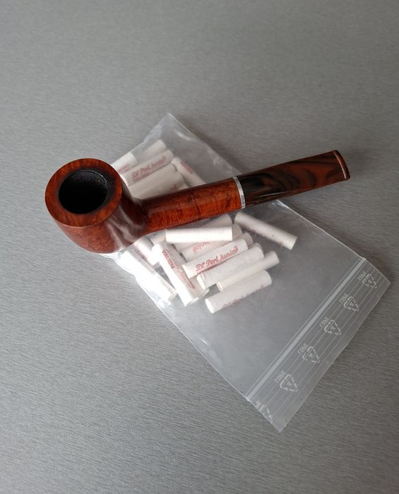 Pipa cu filtru Da Vinci Master briar bonus filtre