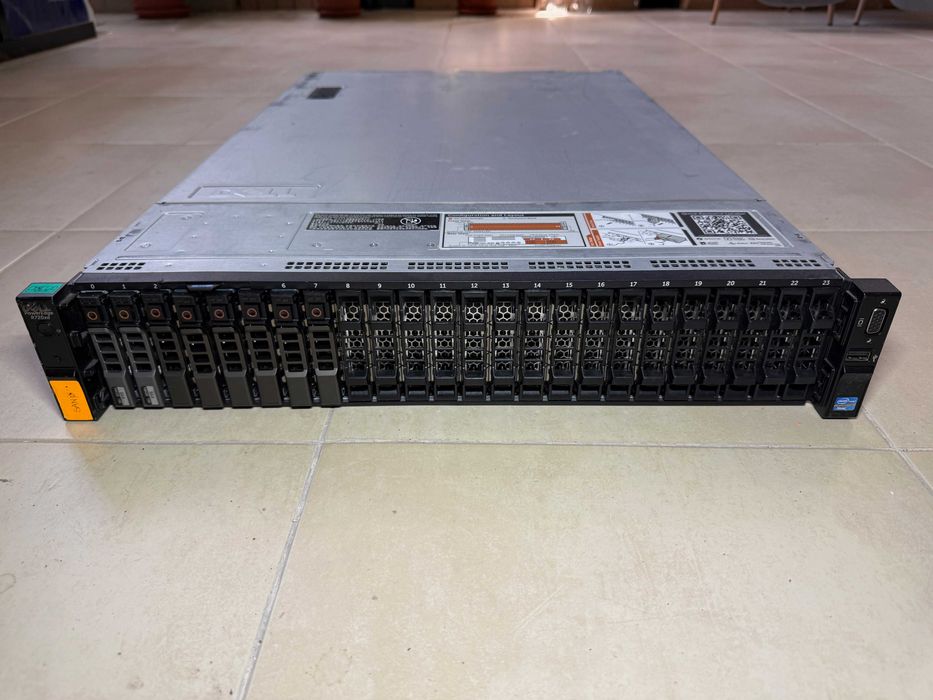 Сървър DELL R720xd - 64GB RAM, 2хXEON E5-2640, 2x146GB SAS, 2xPSU 750 W