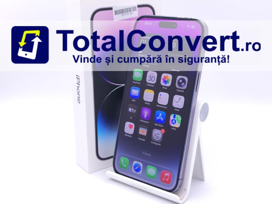 Apple iPhone 14 Pro Max 256GB Deep Purple, Garantie 24 luni | #D89394