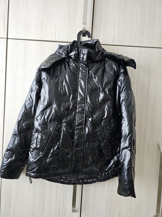 Desigual черно лачено кожено яке