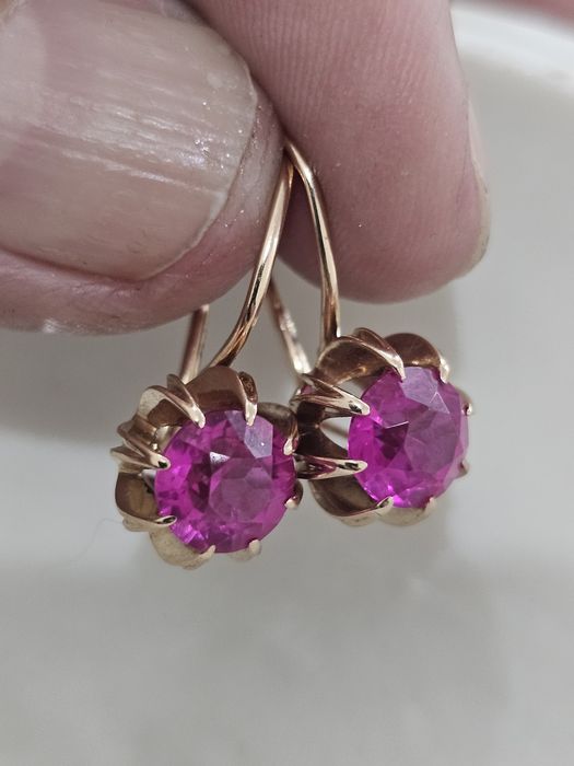 Кувшинка серьги 583СССР