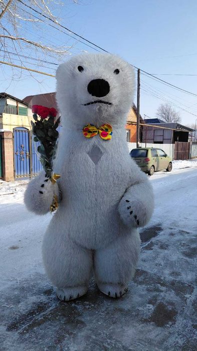 Белый  Мишка  АКЦИЯ 7000тг