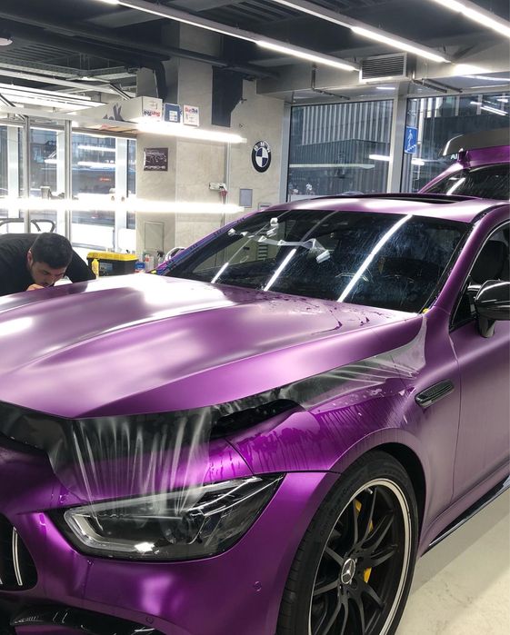 Оклейка авто защита кузова авто от сколов и царапинь. Броньплёнка