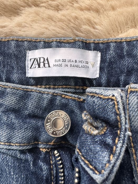 Blugi zara cu talie medie