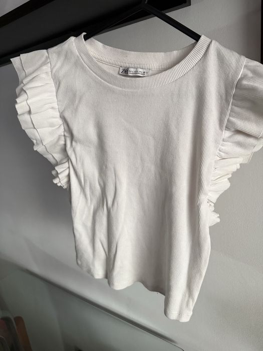 Блузка от Зара бял цвят