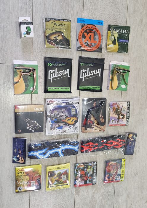 Струны ремни гитара электрогитара каподастр