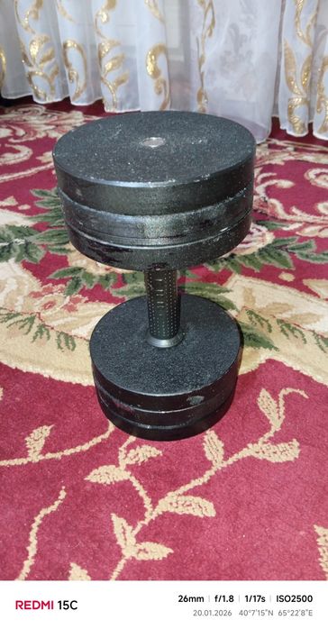 Продам гантел 13 килограмм разборные в хорошем состоянии