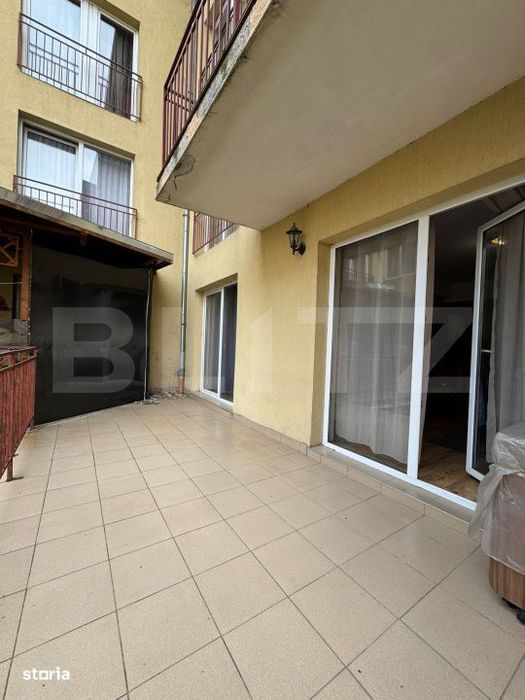 Apartament cu 2 camere, 50mp, decomandat, terasa 18mp, zona Porii