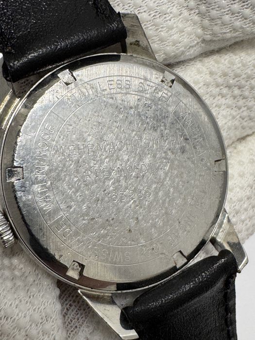 Rar! Ceas ARSA wehrmachtswerk, militar WWII (ww2). Swiss made