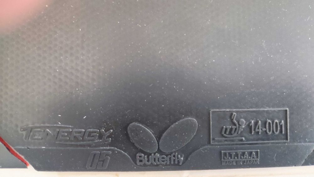 Използвани гуми за тенис на маса  Butterfly