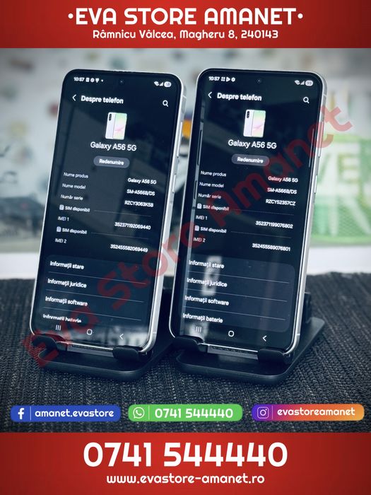 SAMSUNG Galaxy A56 5G Awesome Lightgray 128GB 8GB RAM Dual SIM