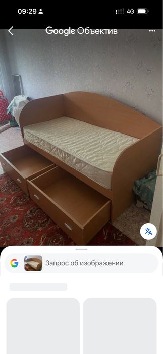 Кровать полтараспалка