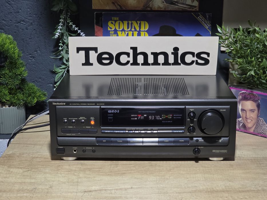 Amplituner TECHNICS sa-ex510,dolby receiver  cinema surround