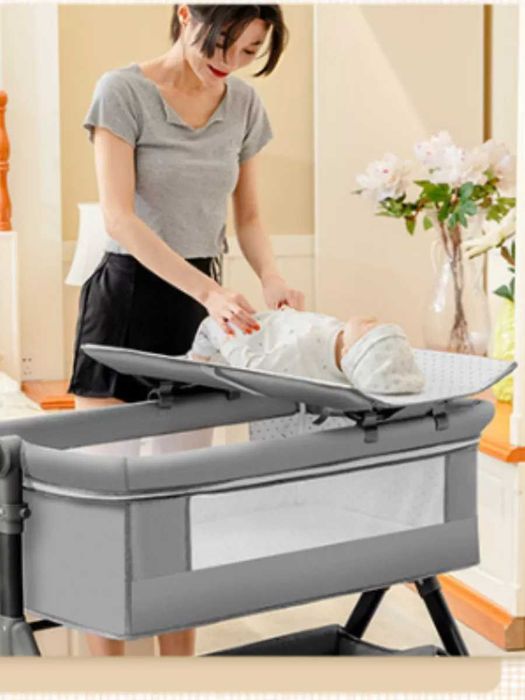 Приставная детская кроватка, для новорожденных люлька, Манеж