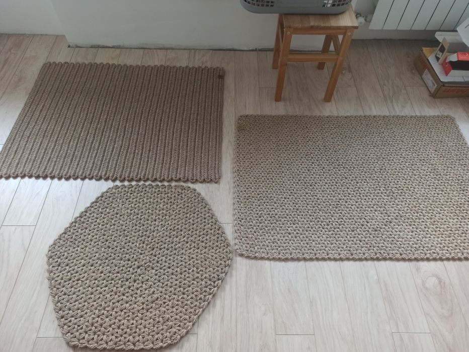 Ковры из джута натурального