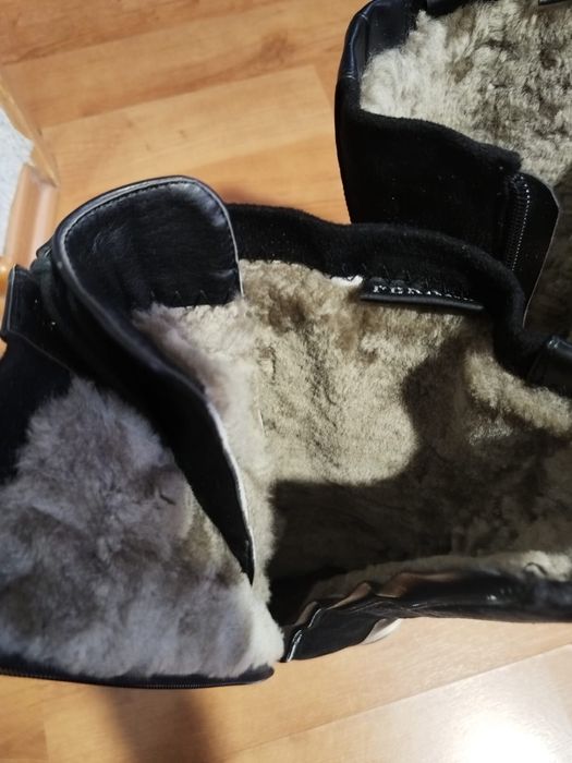 Зимние сапоги натуральный мех