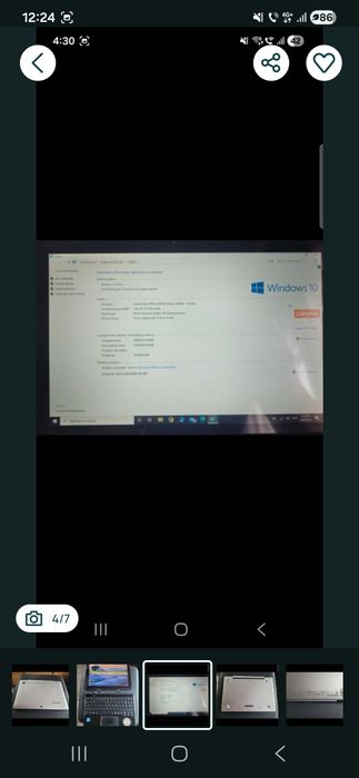 Vând Lenovo IdeaPad Miix 310-10ICR, dispozitiv 2-în-1 (tabletă + tastatură detașabilă).