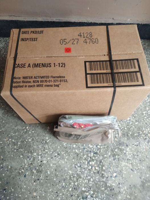 2024г.производство MRE-Американски пакети с храна,нова доставка