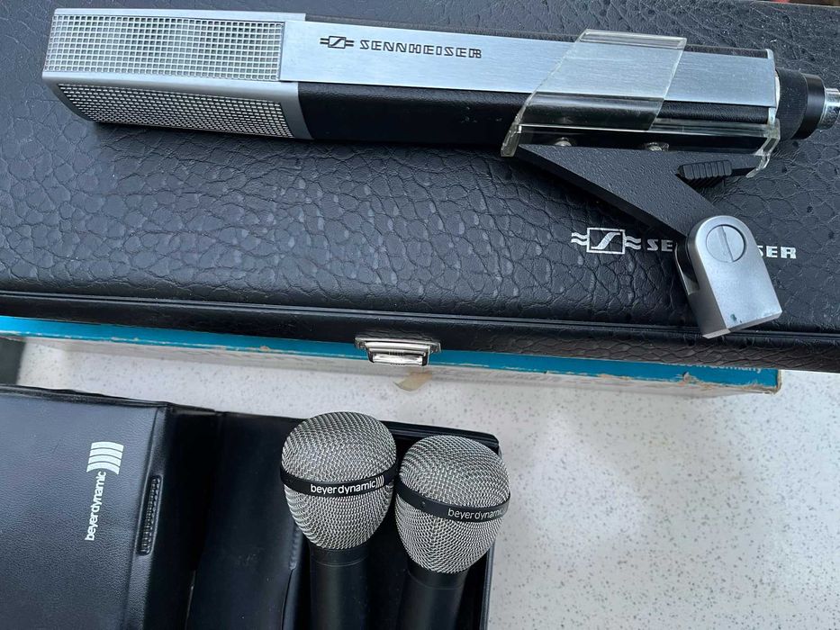 Microfoane vechi de colectie, Beyer Dynamic, Sennhaiser, Grunding