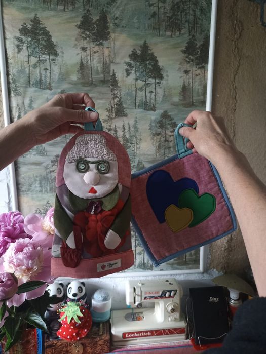 Прихватки кухонные, набор