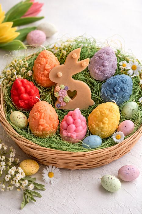 Ароматен букет от соеви свещи