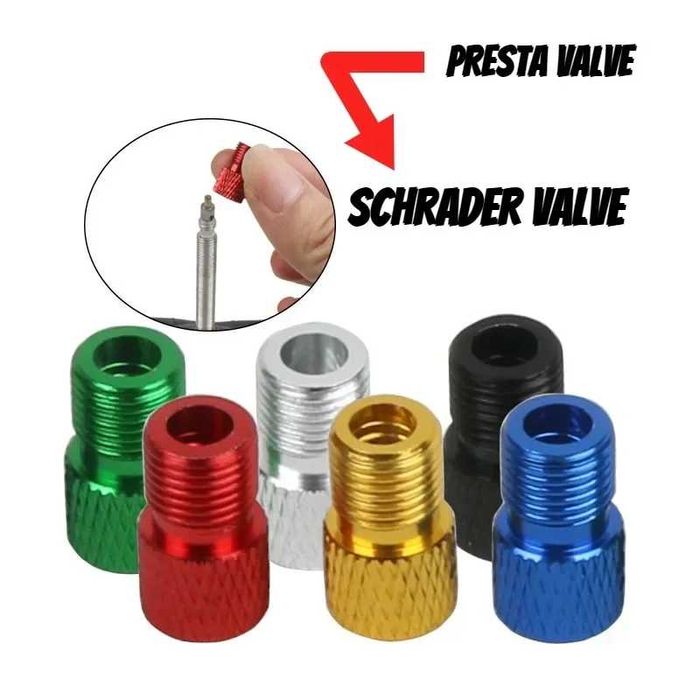 Редуктор / Адаптер за помпане на велосипеден вентил SV и DV към AV