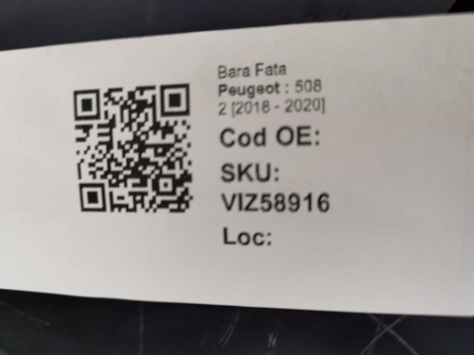 Bara Fata Peugeot 508 2 2018 2019 2020 Originala In Stare Buna