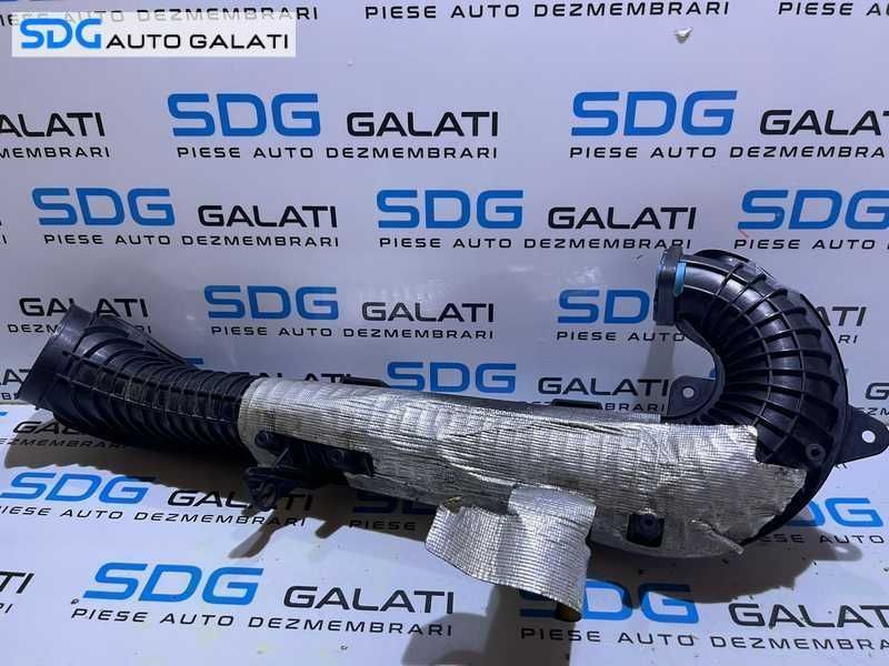 Tub Conducta Admisie Aer Turbo Turbina Turbosuflanta Ford Focus 2 2.0 TDCI 2007 - 2010 Cod 7M51-9A673-GL 7M519A673GL [S0296]