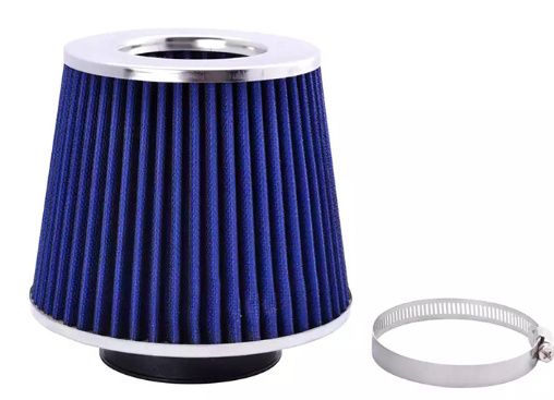 Filtru aer tuning albastru + inele adaptoare