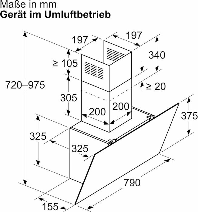 Кухненски абсорбатор Bosch Serie 2 (DWK85DK60) 80см