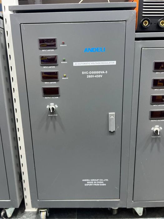 Стабилизатор ANDELI SVC-D 50 kVA 3-фаза 280/430V