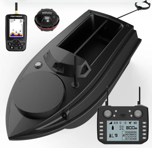 Прикормочный кораблик Flytec V030 с эхолотом