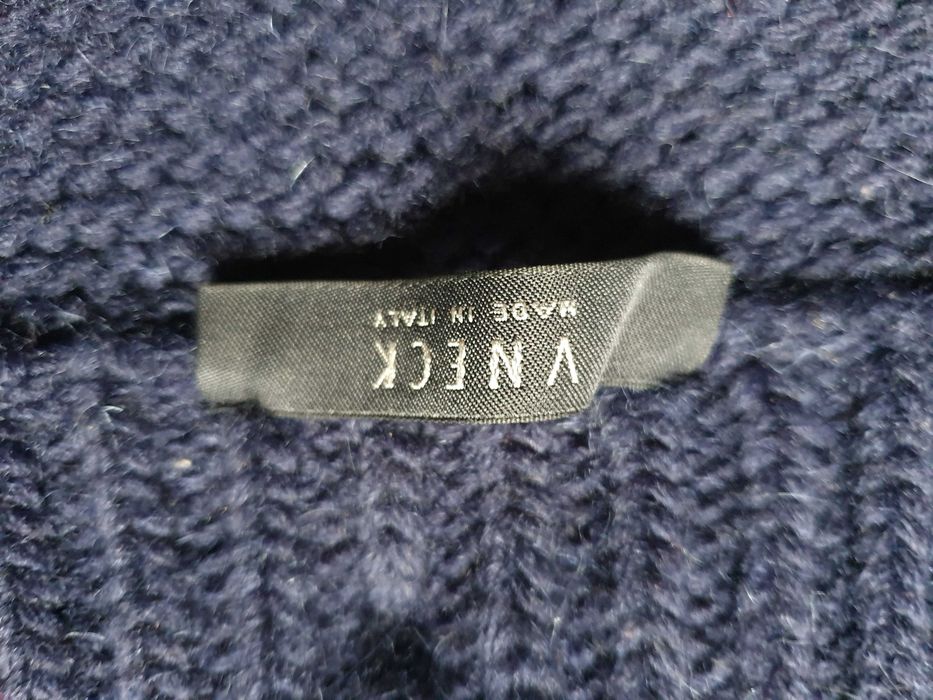 Jacheta tricotata VNECK - Made in Italy (80% wool) - Marimea 48 (M)